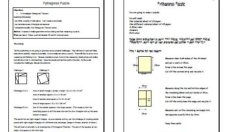 Pythagoras Puzzle | Maths Without Limits
